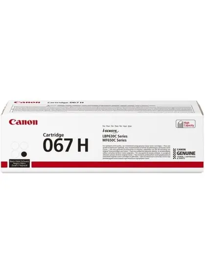 Картридж тон. Canon 067H для MF651Cw/MF655Cdw/MF657Cdw/LBP631Cw/LBP633Cdw 3130 ст.. Black (5106C002)