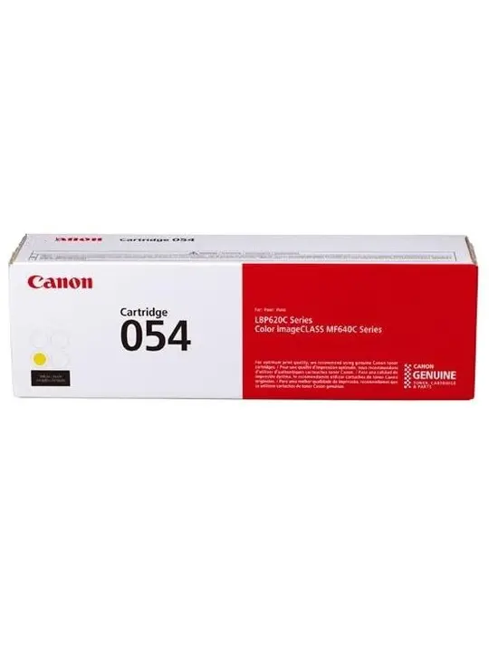 Картридж тон. Canon 054 для MF641/643/645, LBP-621/623 1200 ст. Yellow (3021C002)