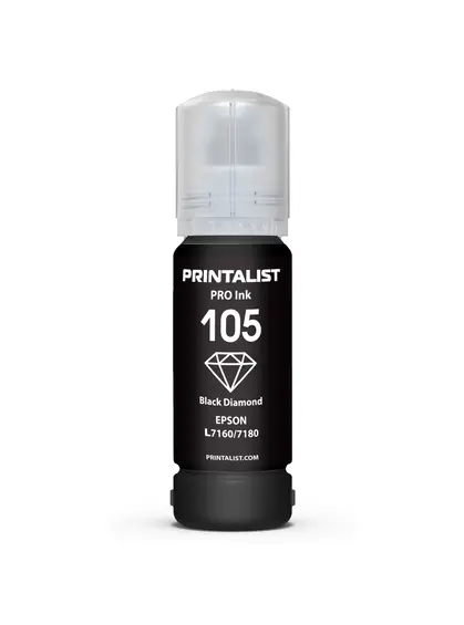 Чорнило PRINTALIST 105 для Epson L7160/7180 70г Black Pigment пігментне (PL105BP)