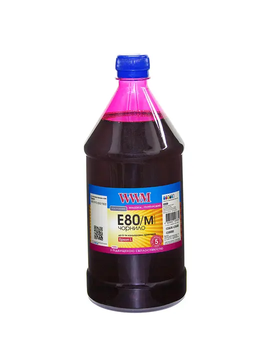 Чорнило WWM для Epson L800 1000г Magenta водорозчинне (E80/M-4)