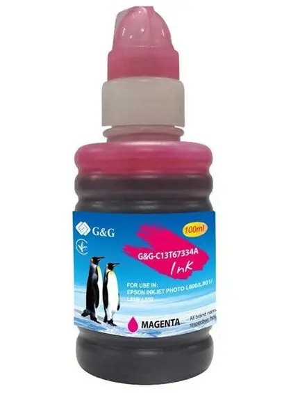Контейнер з чорнилами G&G для Epson L800 70мл Magenta (G&G-C13T67334A)