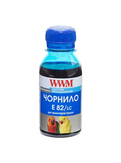 Чорнило WWM для Epson Stylus Photo T50/P50/PX660 100г Light Cyan водорозчинне (E82/LC-2)