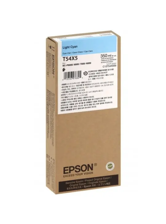 Epson Картридж світло голубий для SC-P6/7/8/9000 350мл Light Cyan T54X500 350ml (C13T54X500)