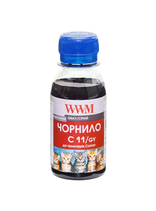 Чорнило WWM для Canon CLI-426G/CLI-521G 100г Gray водорозчинне (C11/GY-2)
