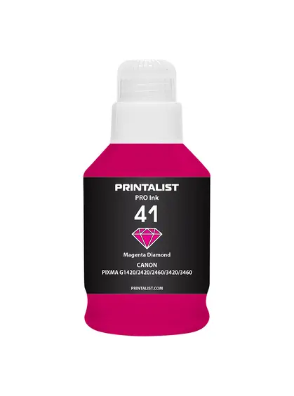 Чорнило PRINTALIST GI-41 для Canon Pixma G2420/3420 190г Magenta водорозчинне (PL41M)