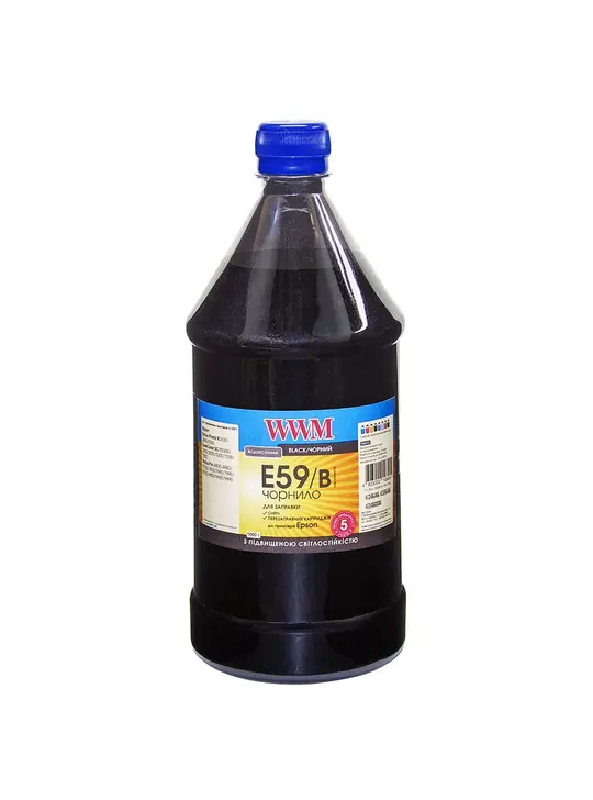 Чорнило WWM для Epson Stylus Pro 7700/9700/9890 1000г Black водорозчинне (E59/B-4)