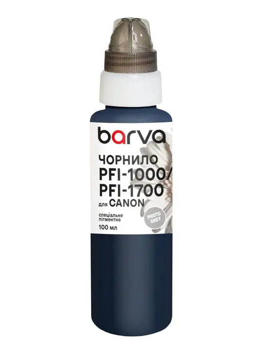 Чорнило для Canon PFI-1000/PFI-1700 PGY спеціальне 100 мл, пігментне, фото-сіре Barva (C1700-981)