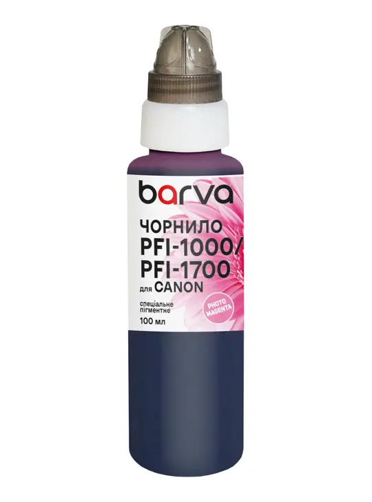 Чорнило для Canon PFI-1000/PFI-1700 PM спеціальне 100 мл, пігментне, фото-пурпурове Barva (C1700-979)