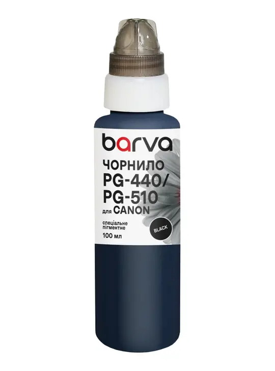 Чорнило для Canon PGI-520/PG-440/PG-510 спеціальне 100 мл, пігментне, чорне Barva (C520-297e)