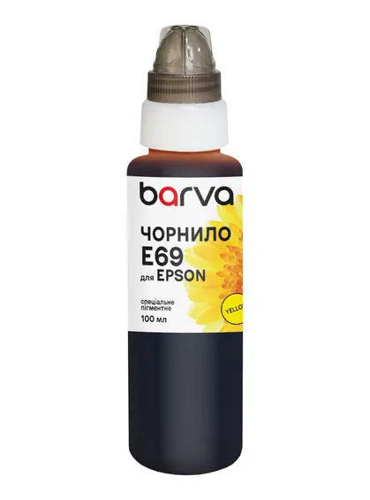 Чорнило для Epson T6934 спеціальне 100 мл, пігментне, жовте Barva (E69-943e)