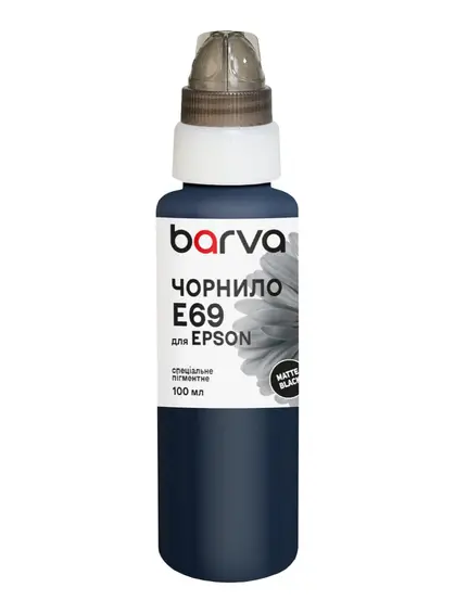 Чорнило для Epson T6935 спеціальне 100 мл, пігментне, матово-чорне Barva (E69-764e) Чорнило для Epson T6935 спеціальне 100 мл, пігментне, матово-чорне Barva (E69-764e)