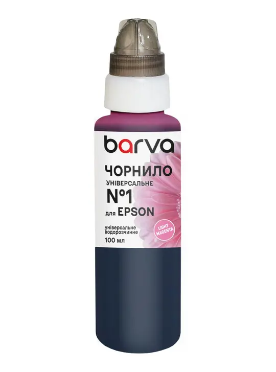 Чорнило для Epson універсальне №1 100 мл, водорозчинне, світло-пурпурове Barva (EU1-1023)
