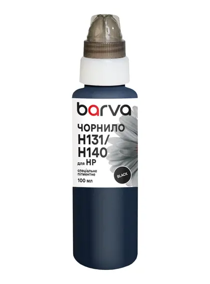 Чорнило для HP 131/140 спеціальне 100 мл, пігментне, чорне Barva (H140-340e)