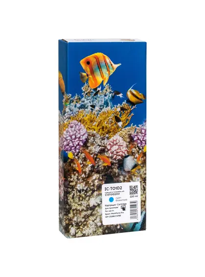 Картридж сумісний Epson T01D2 XXL (C13T01D200) 20K арк, блакитний Barva (IC-T01D2) Картридж сумісний Epson T01D2 XXL (C13T01D200) 20K арк, блакитний Barva (IC-T01D2)