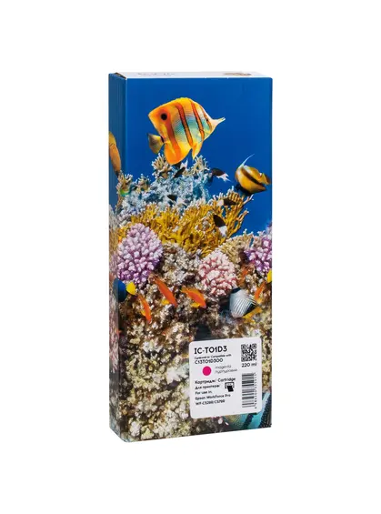 Картридж сумісний Epson T01D3 XXL (C13T01D300) 20K арк, пурпуровий Barva (IC-T01D3) Картридж сумісний Epson T01D3 XXL (C13T01D300) 20K арк, пурпуровий Barva (IC-T01D3)