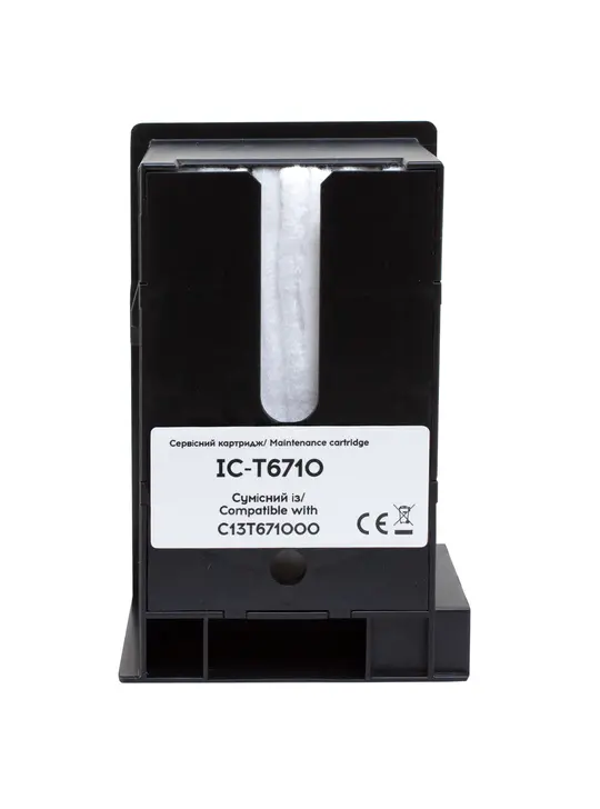 Контейнер сумісний для відпрацьованих чорнил Epson T6710/PXBMB2/C13T671000 з чіпом Barva (IC-T6710)
