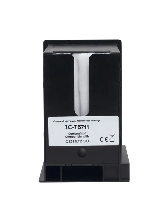 Контейнер сумісний для відпрацьованих чорнил Epson T6711/PXMB3/C13T671100 з чіпом Barva (IC-T6711)