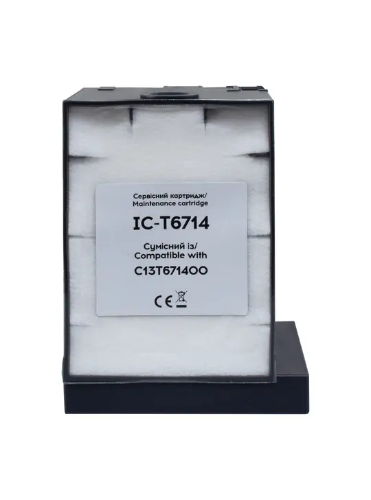 Контейнер сумісний для відпрацьованих чорнил Epson T6714/PXMB6/C13T671400 з чіпом Barva (IC-T6714)