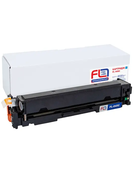 Картридж сумісний Canon 045 блакитний Free Label (FL-045C)