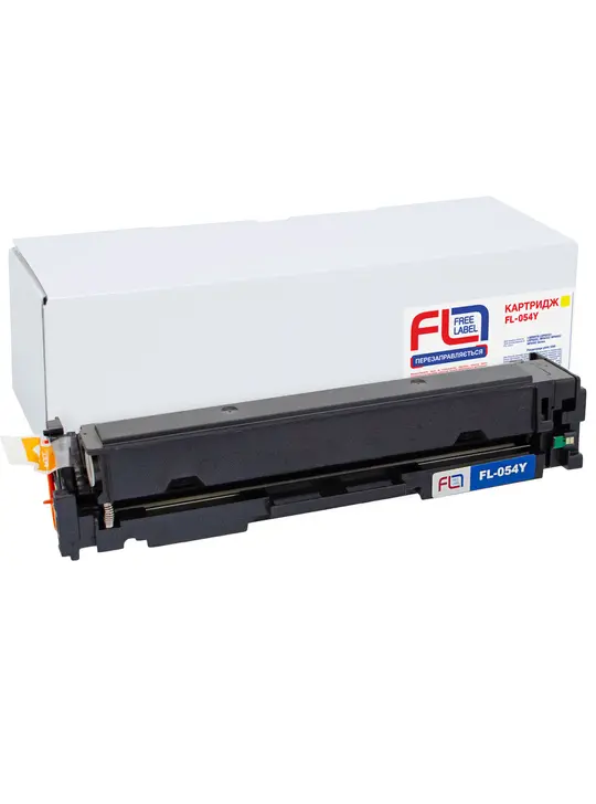Картридж сумісний Canon 054 жовтий Free Label (FL-054Y)