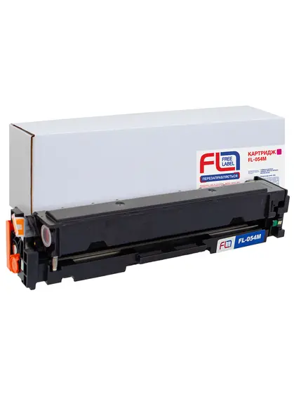 Картридж сумісний Canon 054 пурпуровий Free Label (FL-054M)