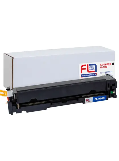 Картридж сумісний Canon 054 чорний Free Label (FL-054B)