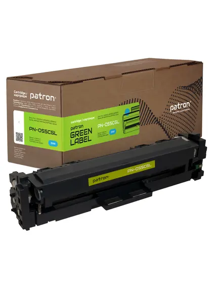Картридж сумісний Canon 055 блакитний Green Label Patron (PN-055CGL) Картридж сумісний Canon 055 блакитний Green Label Patron (PN-055CGL)