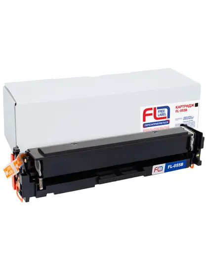 Картридж сумісний Canon 055 чорний Free Label (FL-055B)