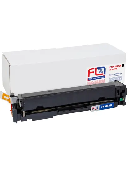 Картридж сумісний Canon 067 чорний Free Label (FL-067B)