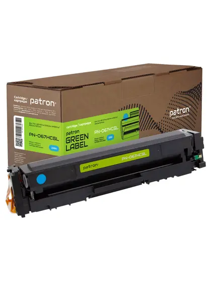 Картридж сумісний Canon 067H блакитний Green Label Patron (PN-067HCGL) Картридж сумісний Canon 067H блакитний Green Label Patron (PN-067HCGL)