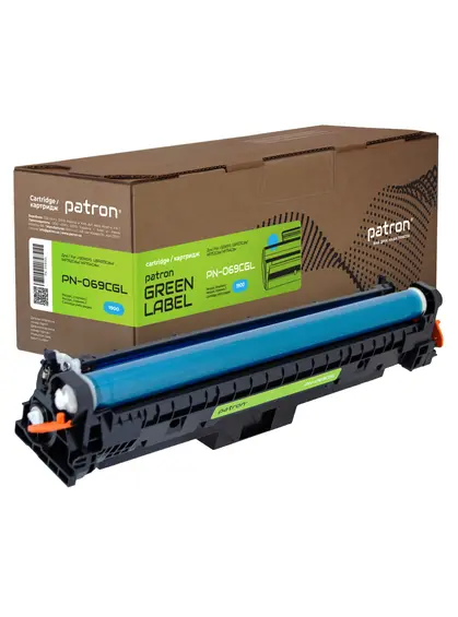 Картридж сумісний Canon 069 блакитний Green Label Patron (PN-069CGL)