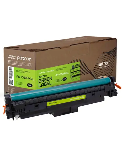 Картридж сумісний Canon 069H чорний Green Label Patron (PN-069HKGL)