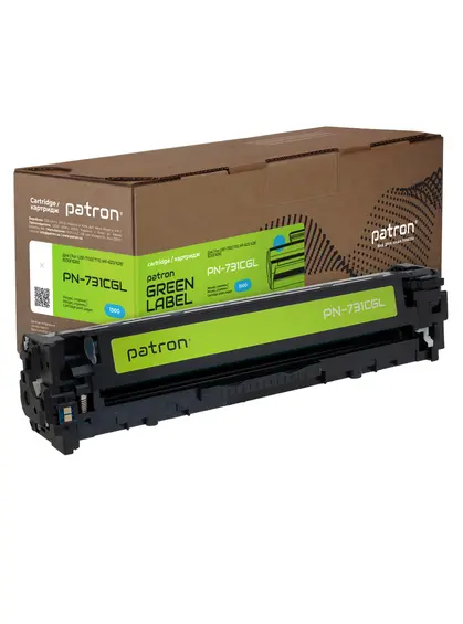 Картридж сумісний Canon 731 Green Label, блакитний Patron (PN-731CGL)