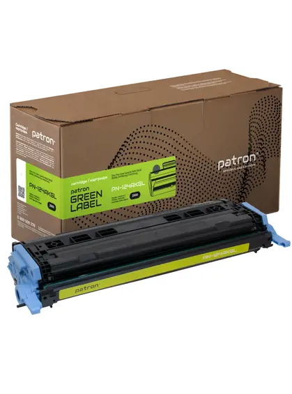 Картридж сумісний HP 124A (Q6000A) чорний Green Label Patron (PN-124AKGL) Картридж сумісний HP 124A (Q6000A) чорний Green Label Patron (PN-124AKGL)