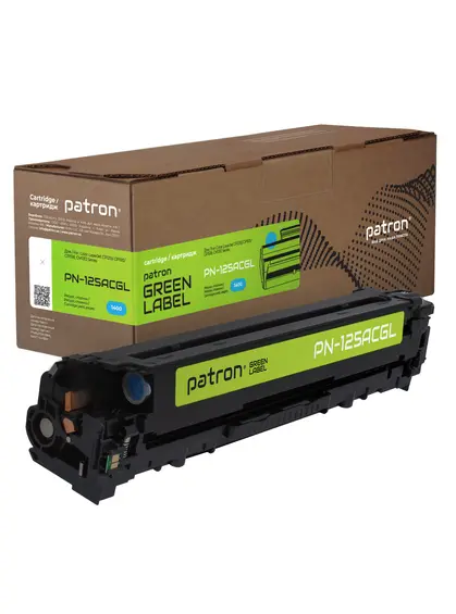 Картридж сумісний HP 125A (CB541A) Green Label, блакитний Patron (PN-125ACGL) Картридж сумісний HP 125A (CB541A) Green Label, блакитний Patron (PN-125ACGL)