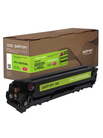Картридж сумісний HP 125A (CB543A) Green Label, пурпуровий Patron (PN-125AMGL)