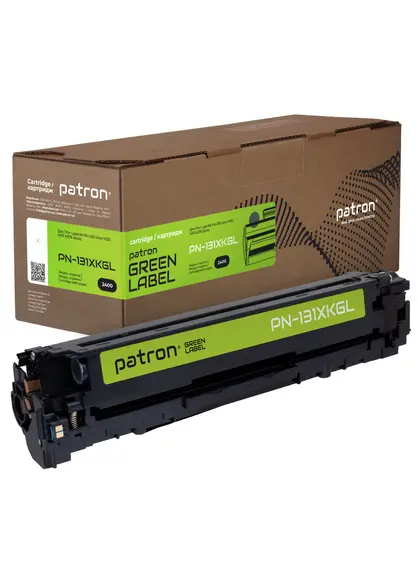 Картридж сумісний HP 131X (CF210X) Green Label, чорний Patron (PN-131XKGL) Картридж сумісний HP 131X (CF210X) Green Label, чорний Patron (PN-131XKGL)