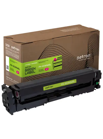 Картридж сумісний HP 203A (CF543A) пурпуровий Green Label Patron (PN-203AMGL)