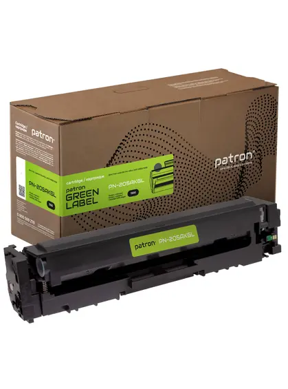 Картридж сумісний HP 205A (CF530A) Green Label, чорний Patron (PN-205AKGL)