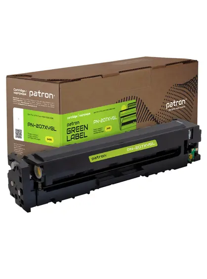 Картридж сумісний HP 207X (W2212X) Green Label, жовтий Patron (PN-207XYGL) Картридж сумісний HP 207X (W2212X) Green Label, жовтий Patron (PN-207XYGL)