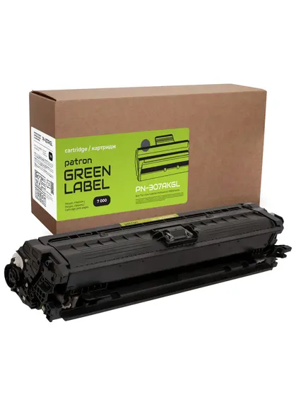 Картридж сумісний HP 307A (CE740A) чорний Green Label Patron (PN-307AKGL) Картридж сумісний HP 307A (CE740A) чорний Green Label Patron (PN-307AKGL)