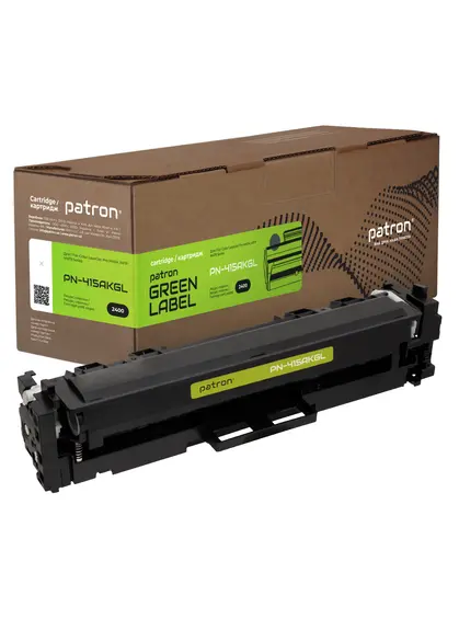 Картридж сумісний HP 415A (W2030A) Green Label, чорний Patron (PN-415AKGL)