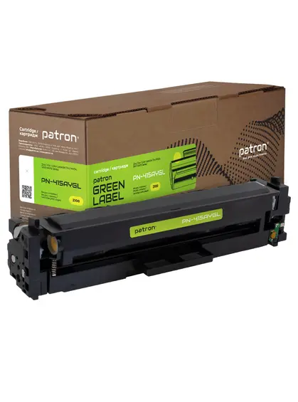 Картридж сумісний HP 415A (W2032A) Green Label, жовтий Patron (PN-415AYGL)