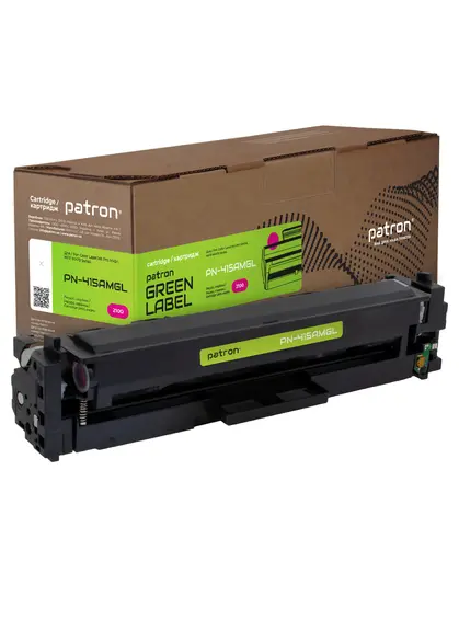Картридж сумісний HP 415A (W2033A) Green Label, пурпуровий Patron (PN-415AMGL)