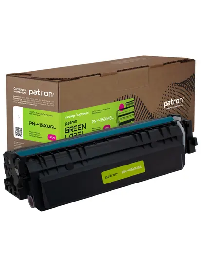 Картридж сумісний HP 415X (W2033X) Green Label, пурпуровий Patron (PN-415XMGL)