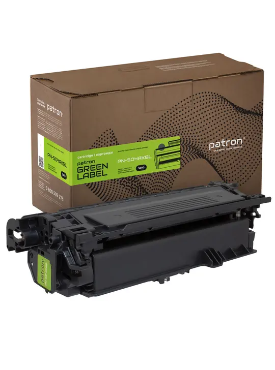 Картридж сумісний HP 504A (CE250A) Green Label, чорний Patron (PN-504AKGL)