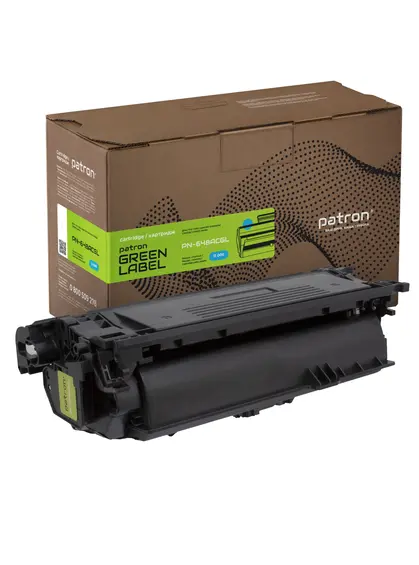 Картридж сумісний HP 648A (CE261A) блакитний Green Label Patron (PN-648ACGL)