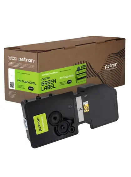 Тонер-картридж сумісний Kyocera Mita TK-5240K чорний Green Label Patron (PN-TK5240KGL)