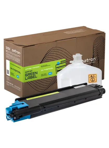 Тонер-картридж сумісний Kyocera Mita TK-5270C блакитний Green Label Patron (PN-TK5270CGL) Тонер-картридж сумісний Kyocera Mita TK-5270C блакитний Green Label Patron (PN-TK5270CGL)