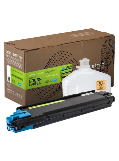 Тонер-картридж сумісний Kyocera Mita TK-5280C блакитний Green Label Patron (PN-TK5280CGL)